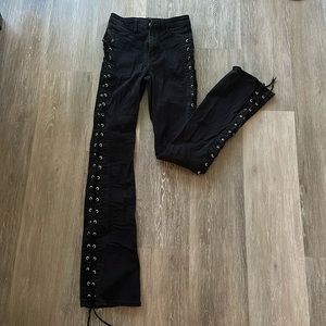 High Rise Black Jeans